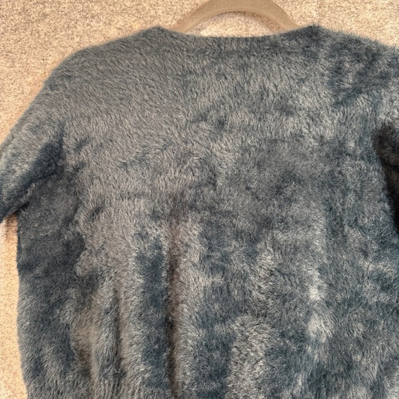 Aritzia Sunday Best Women's Fleece Crewneck Balloon Sleeve Sweater Size Large - Picture 12 of 13